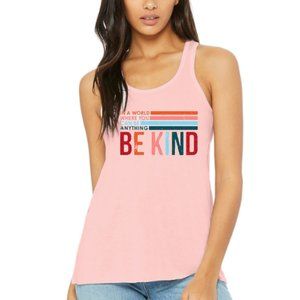 Be Kind Tank Soft Pink SZ SMALL - LARGE NWT